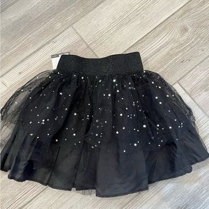 Girls Costume TuTu black stars Size 3T NWT